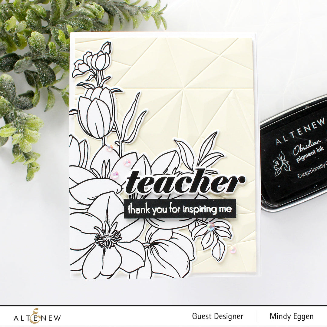 Embossing Folder Gem Pattern 3D Embossing Folder