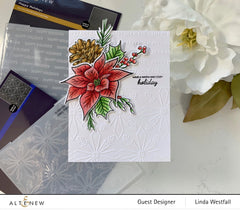 Embossing Folder Happy Holidays 3D Embossing Folder