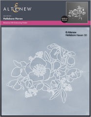 Embossing Folder Hellebore Haven 3D Embossing Folder