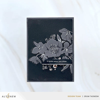 Embossing Folder Hellebore Haven 3D Embossing Folder