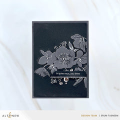 Embossing Folder Hellebore Haven 3D Embossing Folder