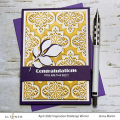 Embossing Folder Intricate Tiles 3D Embossing Folder