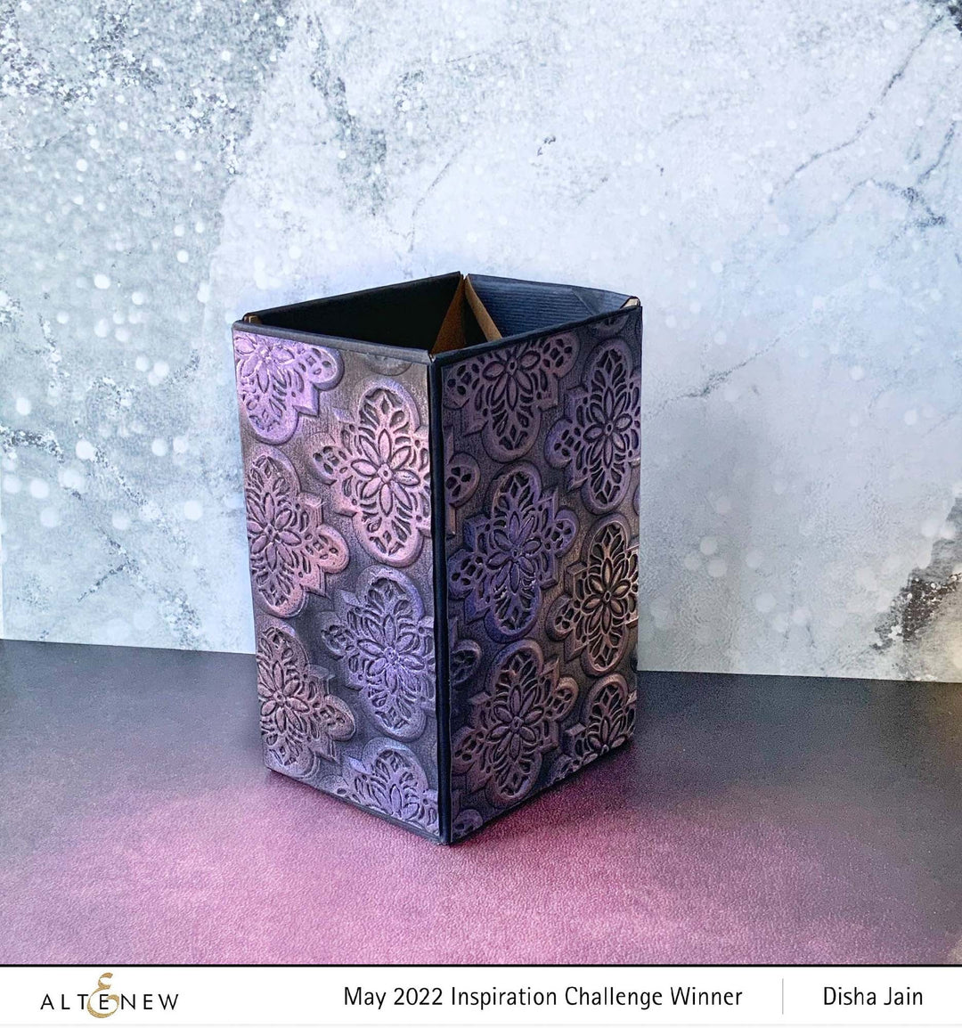 Embossing Folder Intricate Tiles 3D Embossing Folder