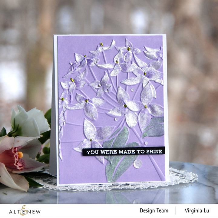 Embossing Folder Ixora 3D Embossing Folder