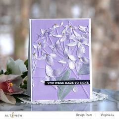 Embossing Folder Ixora 3D Embossing Folder