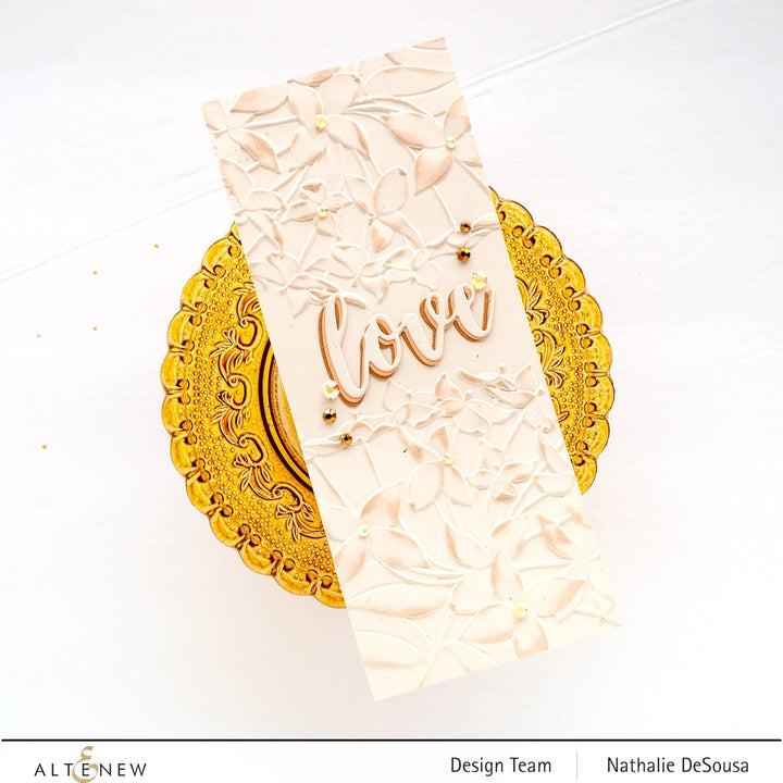 Embossing Folder Ixora 3D Embossing Folder