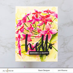 Embossing Folder Ixora 3D Embossing Folder