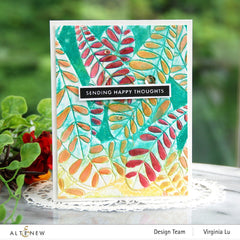 Embossing Folder Jungle Leaves 3D Embossing Folder