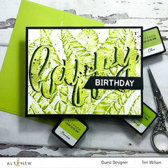 Embossing Folder Jungle Leaves 3D Embossing Folder