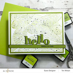 Embossing Folder Jungle Leaves 3D Embossing Folder