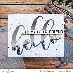 Embossing Folder Jungle Leaves 3D Embossing Folder