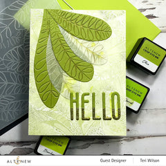 Embossing Folder Jungle Leaves 3D Embossing Folder
