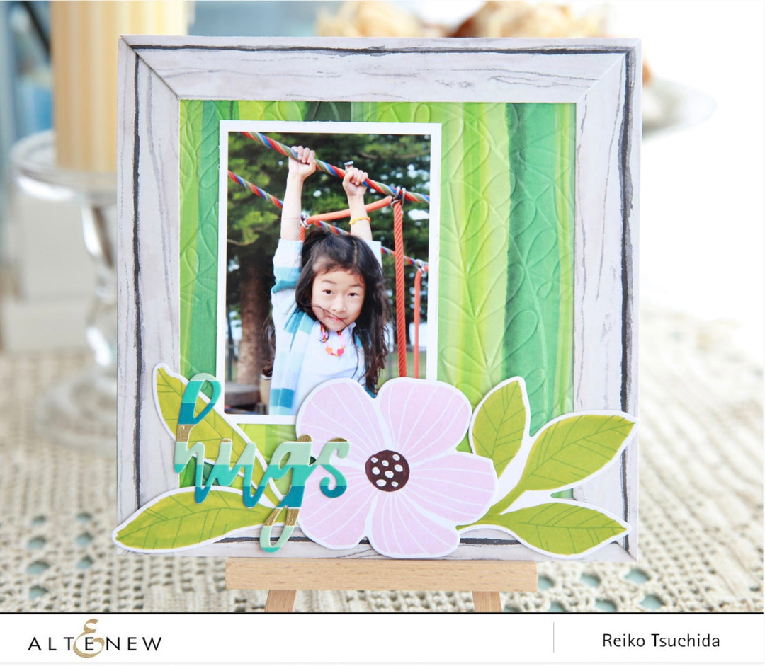 Embossing Folder Jungle Leaves 3D Embossing Folder