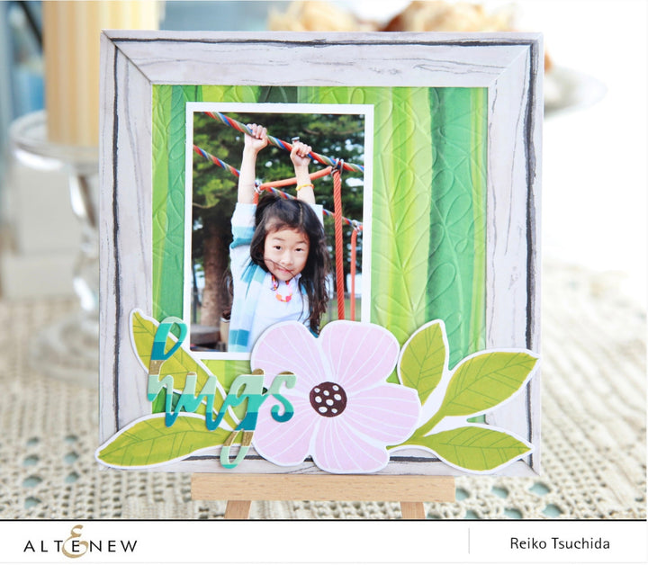 Embossing Folder Jungle Leaves 3D Embossing Folder