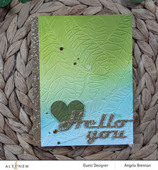 Embossing Folder Jungle Leaves 3D Embossing Folder