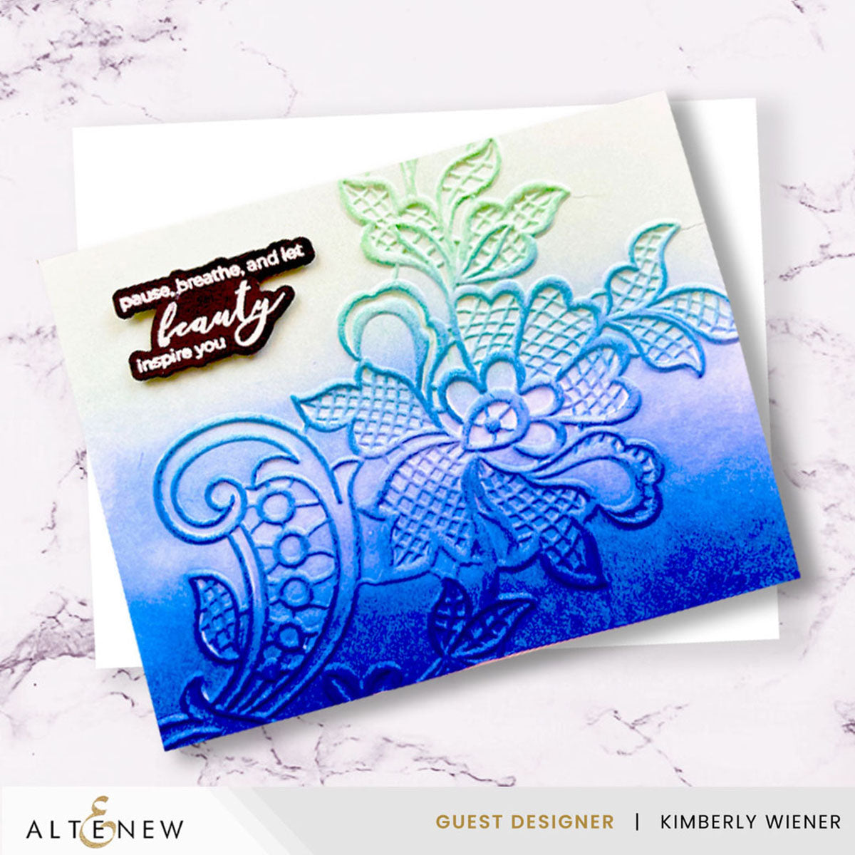 Embossing Folder Lace 3D Embossing Folder