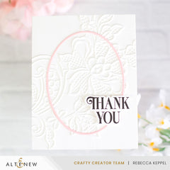Embossing Folder Lace 3D Embossing Folder