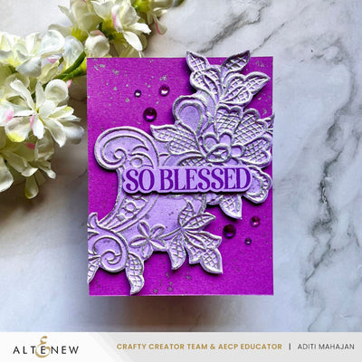 Embossing Folder Lace 3D Embossing Folder