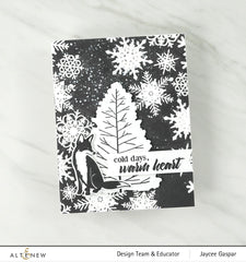 Embossing Folder Layered Snowflakes 3D Embossing Folder