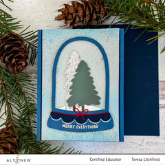 Embossing Folder Layered Snowflakes 3D Embossing Folder