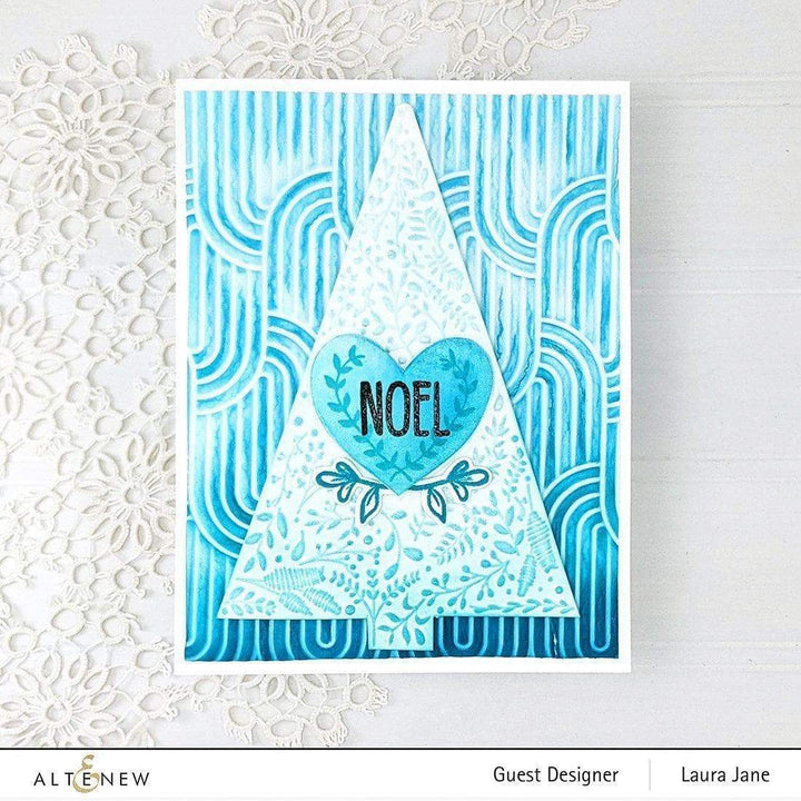 Embossing Folder Linked Ovals 3D Embossing Folder