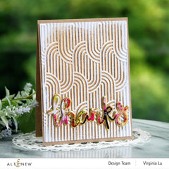 Embossing Folder Linked Ovals 3D Embossing Folder