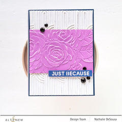 Embossing Folder Linked Ovals 3D Embossing Folder