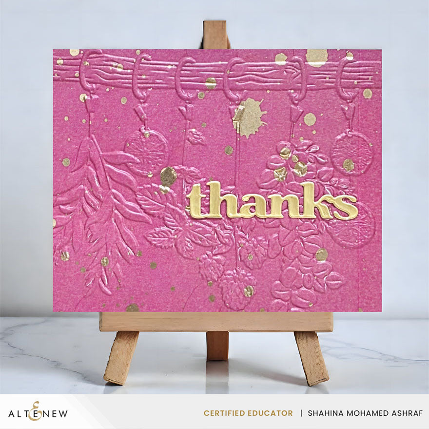 Embossing Folder Love, Preserved 3D Embossing Folder