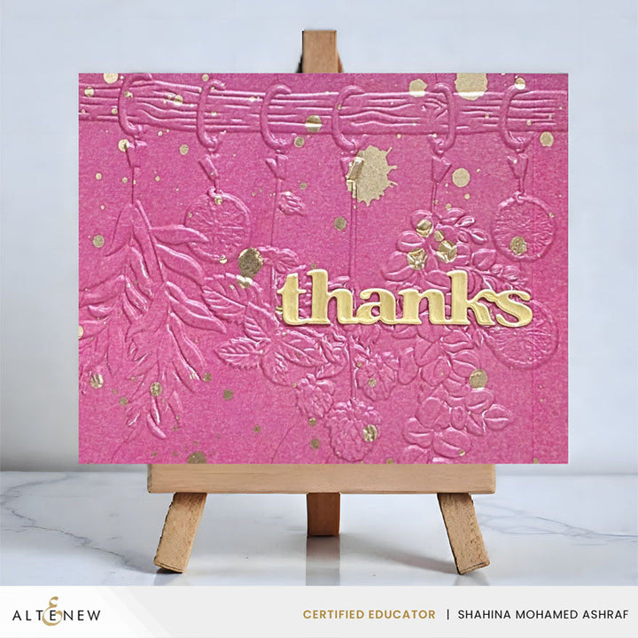 Embossing Folder Love, Preserved 3D Embossing Folder