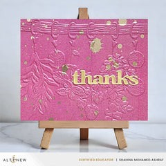 Embossing Folder Love, Preserved 3D Embossing Folder
