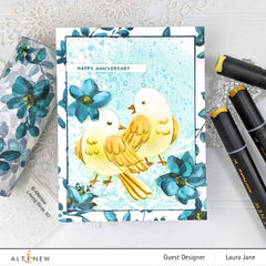Embossing Folder Loving Birds 3D Embossing Folder