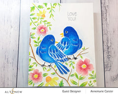 Embossing Folder Loving Birds 3D Embossing Folder