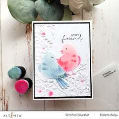 Embossing Folder Loving Birds 3D Embossing Folder