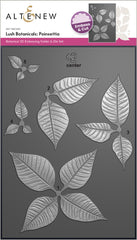 Embossing Folder Lush Botanicals: Poinsettia 3D Embossing Folder & Die Set