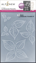 Embossing Folder Lush Botanicals: Poinsettia 3D Embossing Folder & Die Set