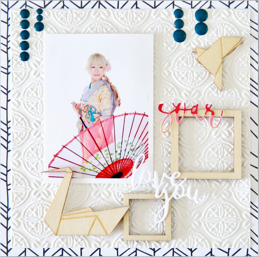 Embossing Folder Luxurious Motifs 3D Embossing Folder