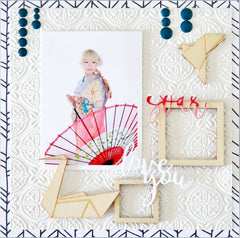 Embossing Folder Luxurious Motifs 3D Embossing Folder