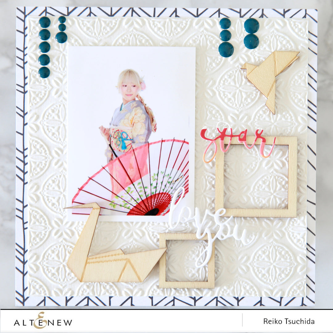 Embossing Folder Luxurious Motifs 3D Embossing Folder