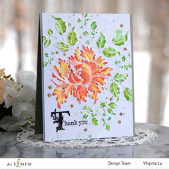 Embossing Folder Majestic Bloom 3D Embossing Folder