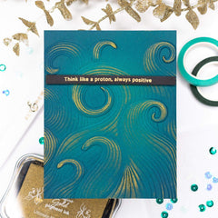 Embossing Folder Mighty Waves 3D Embossing Folder