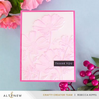 Embossing Folder Mini Sentiments 3D Embossing folder