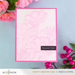 Embossing Folder Mini Sentiments 3D Embossing folder