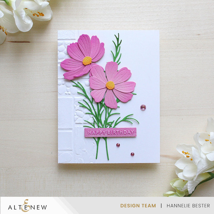 Embossing Folder Mini Sentiments 3D Embossing folder
