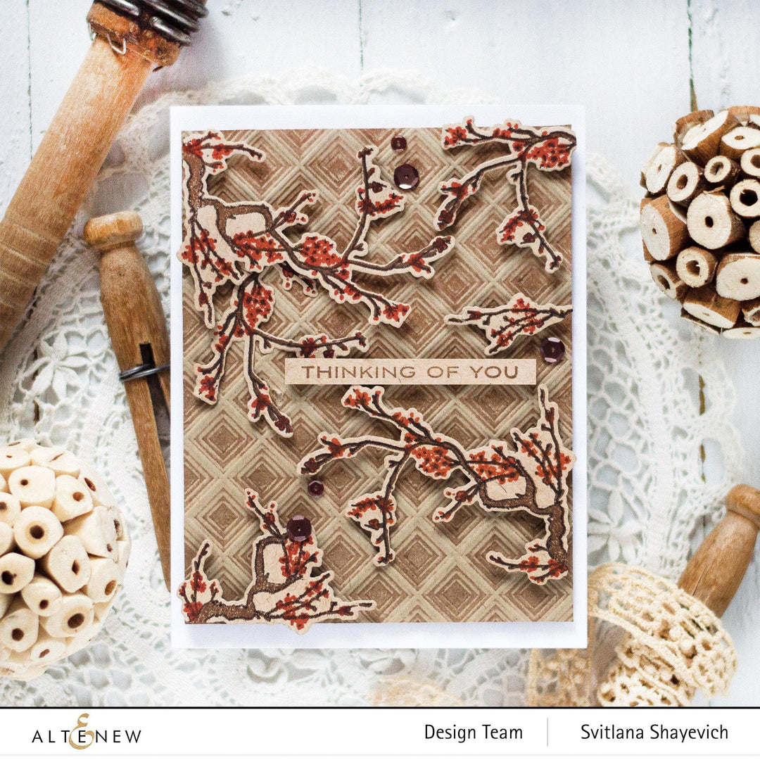 Embossing Folder Mod Squares 3D Embossing Folder