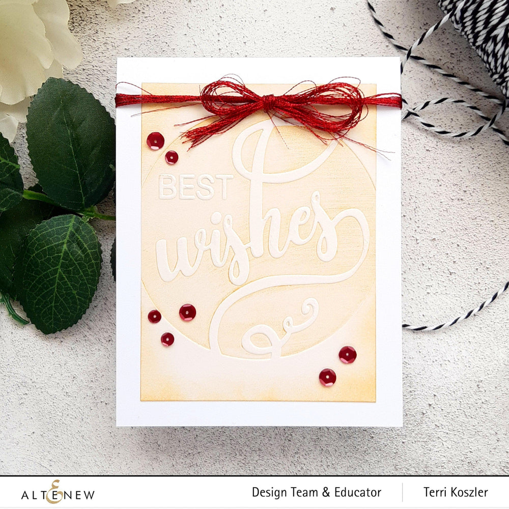 Embossing Folder Modern Wishes Debossing Folder