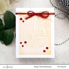 Embossing Folder Modern Wishes Debossing Folder