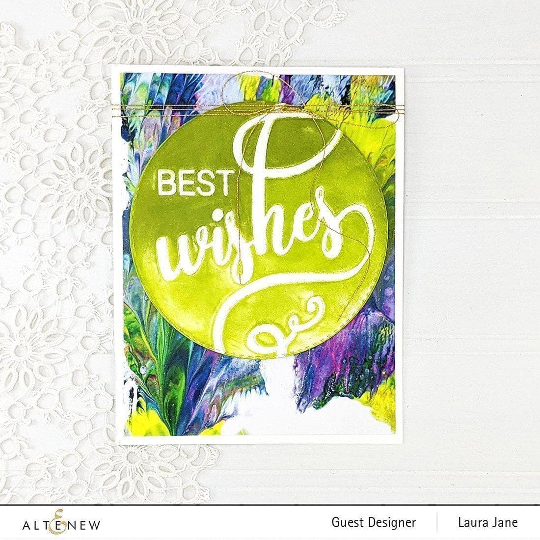 Embossing Folder Modern Wishes Debossing Folder