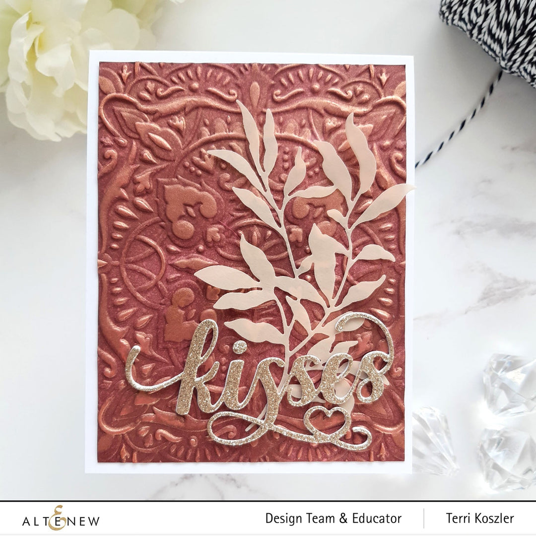 Embossing Folder Motif Tile 3D Embossing Folder