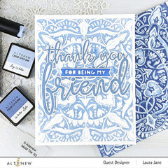 Embossing Folder Motif Tile 3D Embossing Folder