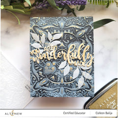Embossing Folder Motif Tile 3D Embossing Folder